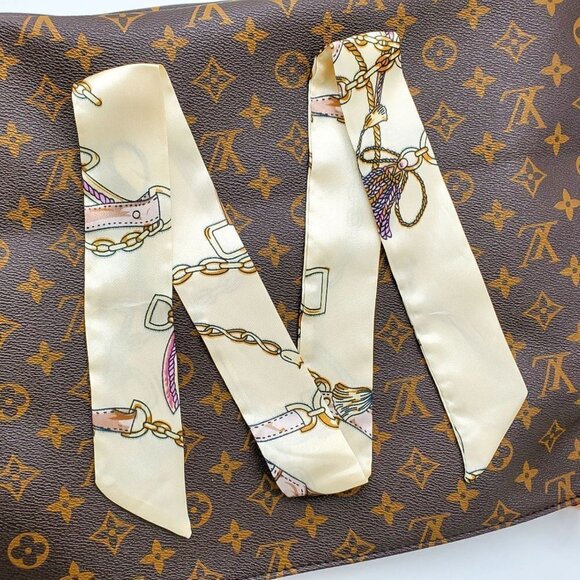 Skinny Scarf | Hand Bag, Neck Scarf (2 pieces) - Color Set #25 / Brand NEW - Picture 4 of 12